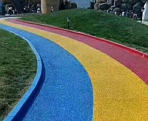 彩色瀝青道路施工